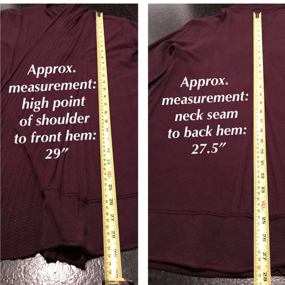 STITCH FIX Laju ANNABELLE RIBBED CARDIGAN Purple L - Picture 6 of 8